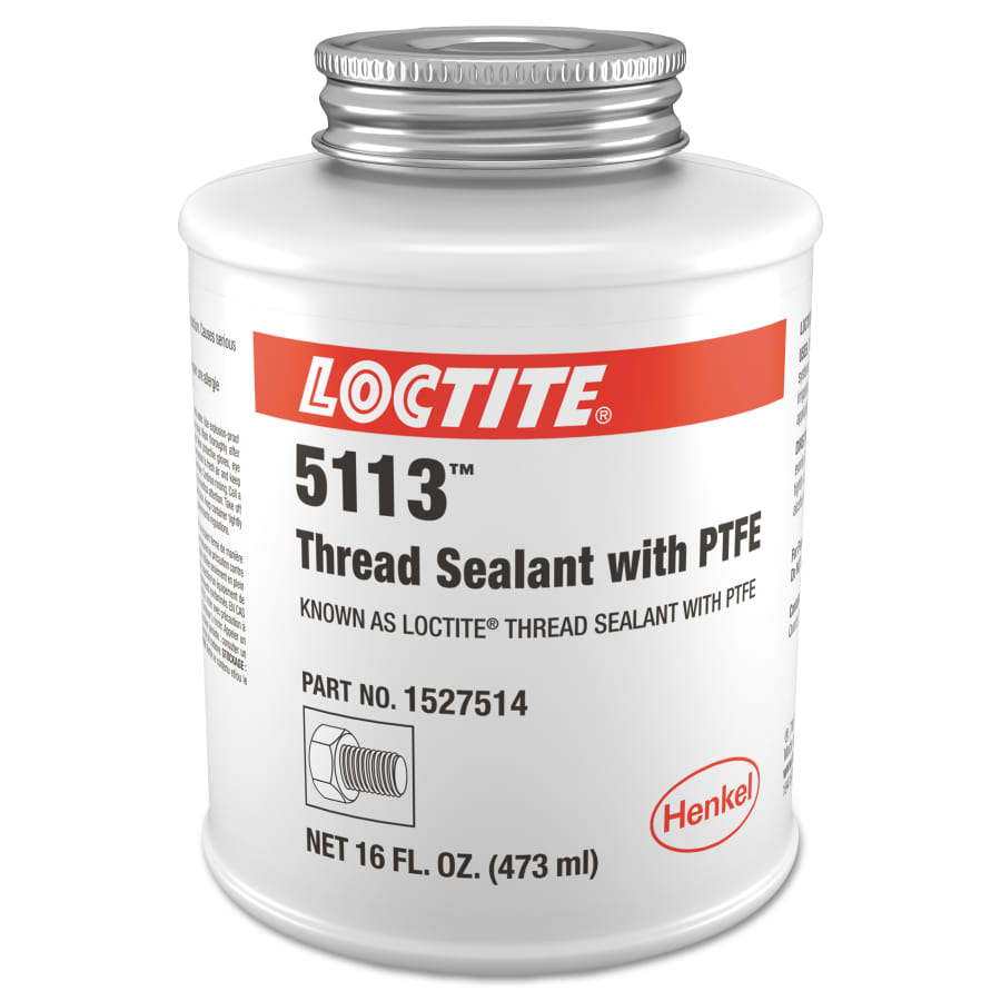 LOCKTITE - Thread Sealant W/ PTFE, 16 Oz Can, White #1527514