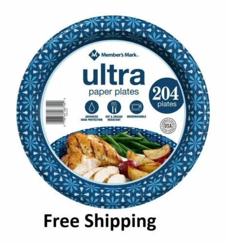 Ultra Dinner Paper Plates- 10", 204 ct. 