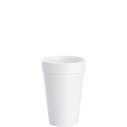 Dart Foam Cups, 16 oz, White- 1000 Per Case 