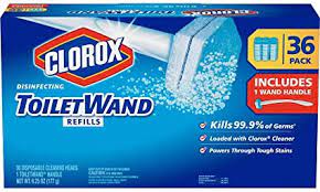 Clorox ToiletWand Disposable Toilet Cleaning System (1 ToiletWand Handle/ 36 Disinfecting Refills) 