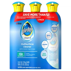 Pledge Multisurface Cleaner, Rainshower- 9.7 oz., 3 pk. 