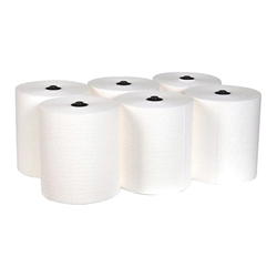 Paper Towel Roll, White 6 CTN 8"x8.2"x700 